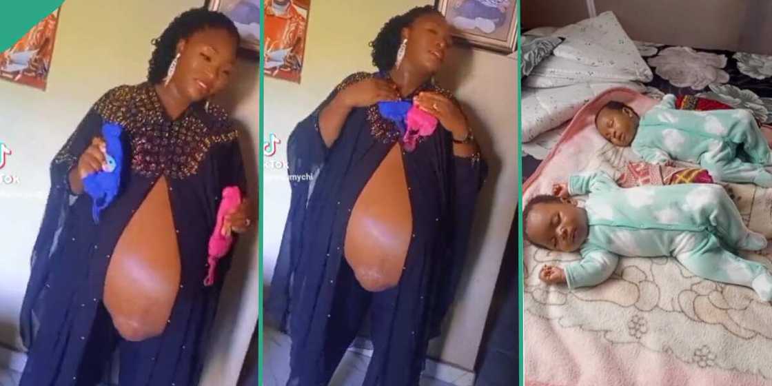 Mum who welcomed twins. Mum who welcomed twins.