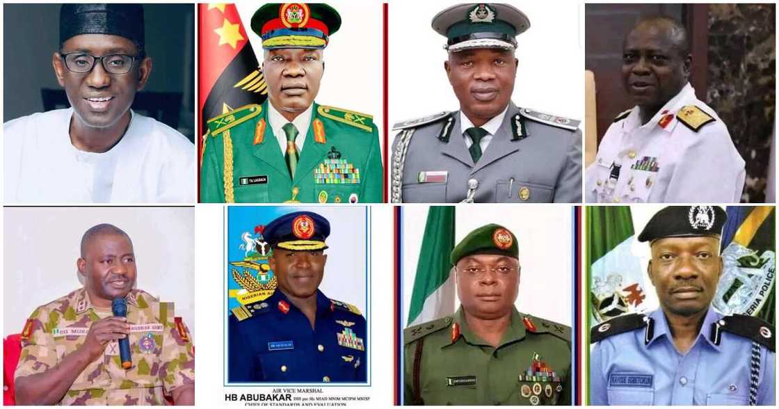 Service Chiefs/Bola Tinubu/Army/Navy/Air Force/Defence Headquarters Service Chiefs/Bola Tinubu/Army/Navy/Air Force/Defence Headquarters