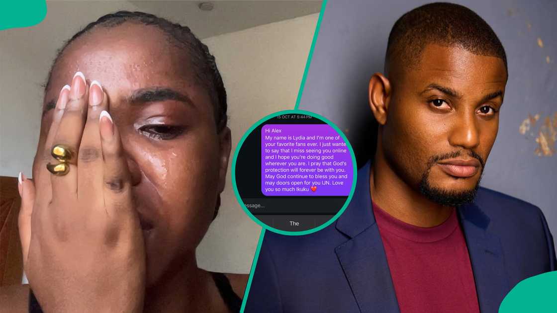 Lady shares the messages she sent to late Alexx Ekubo before his death.