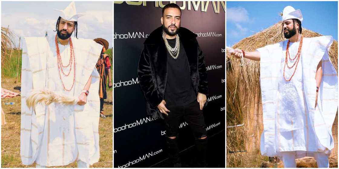 French Montana in agbada, French Montana on red carpet, French Montana in agbada French Montana in agbada, French Montana on red carpet, French Montana in agbada