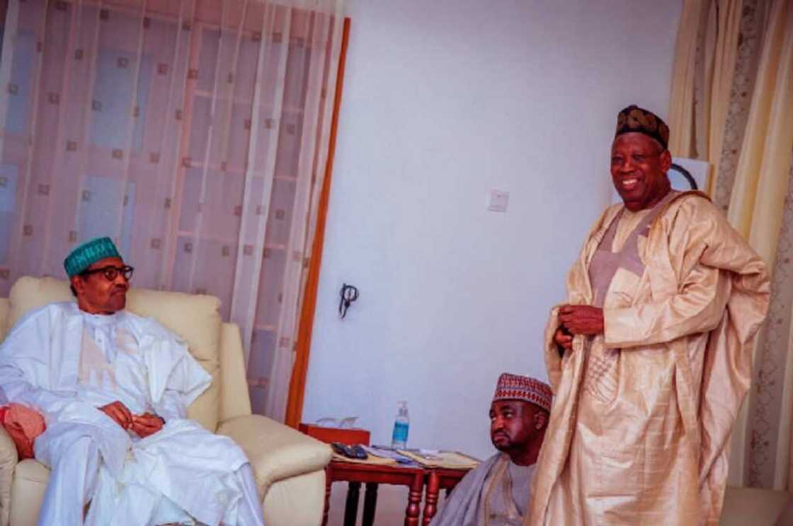 Ganduje ya jagoranci NWC zuwa wurin Buhari. Ganduje ya jagoranci NWC zuwa wurin Buhari.