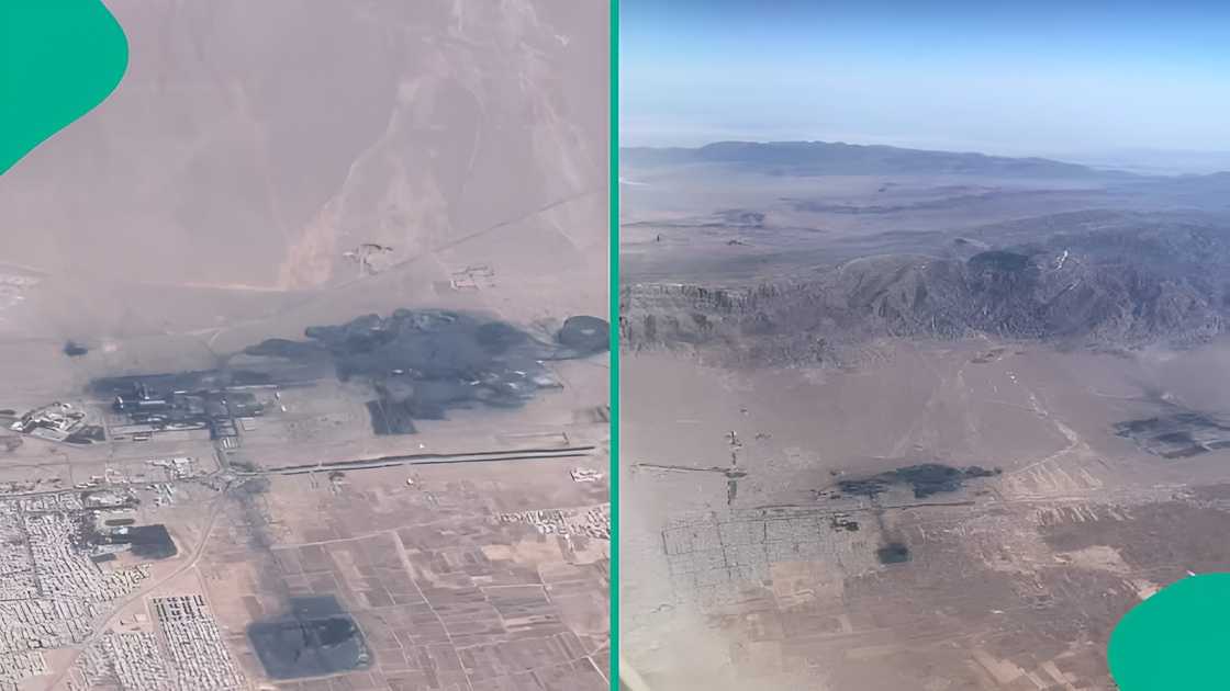 Lady flying over Iran shares footage that draws public interest Lady flying over Iran shares footage that draws public interest