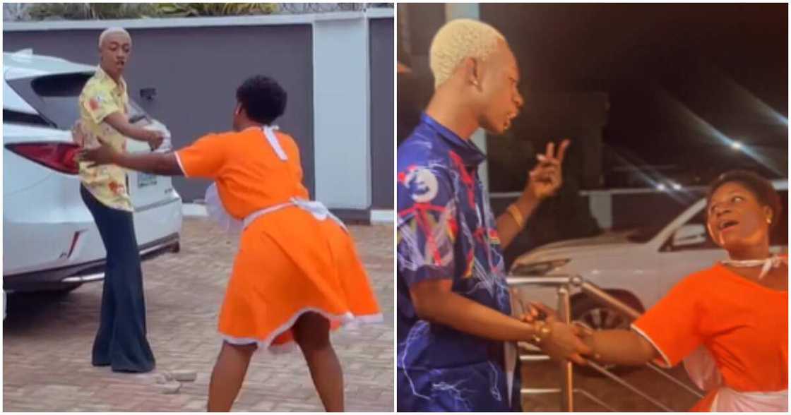 Actress Destiny Etiko and James Brown Actress Destiny Etiko and James Brown