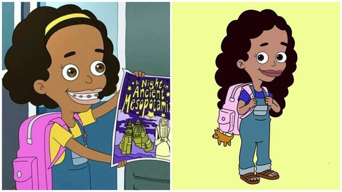 black girl cartoon characters