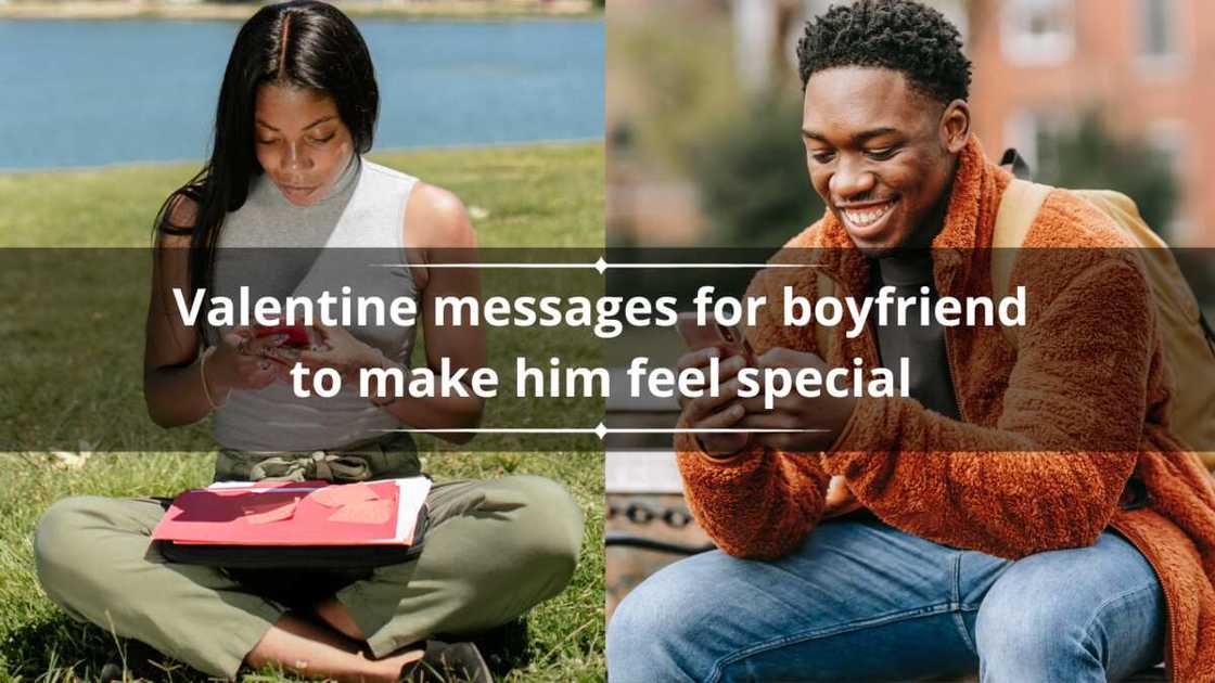 Valentine messages for boyfriend