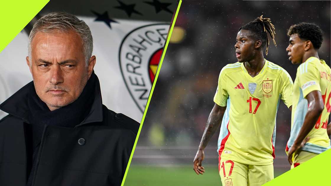 Jose Mourinho has urged Nico Williams to consider a move to Real Madrid in the future. Jose Mourinho has urged Nico Williams to consider a move to Real Madrid in the future.