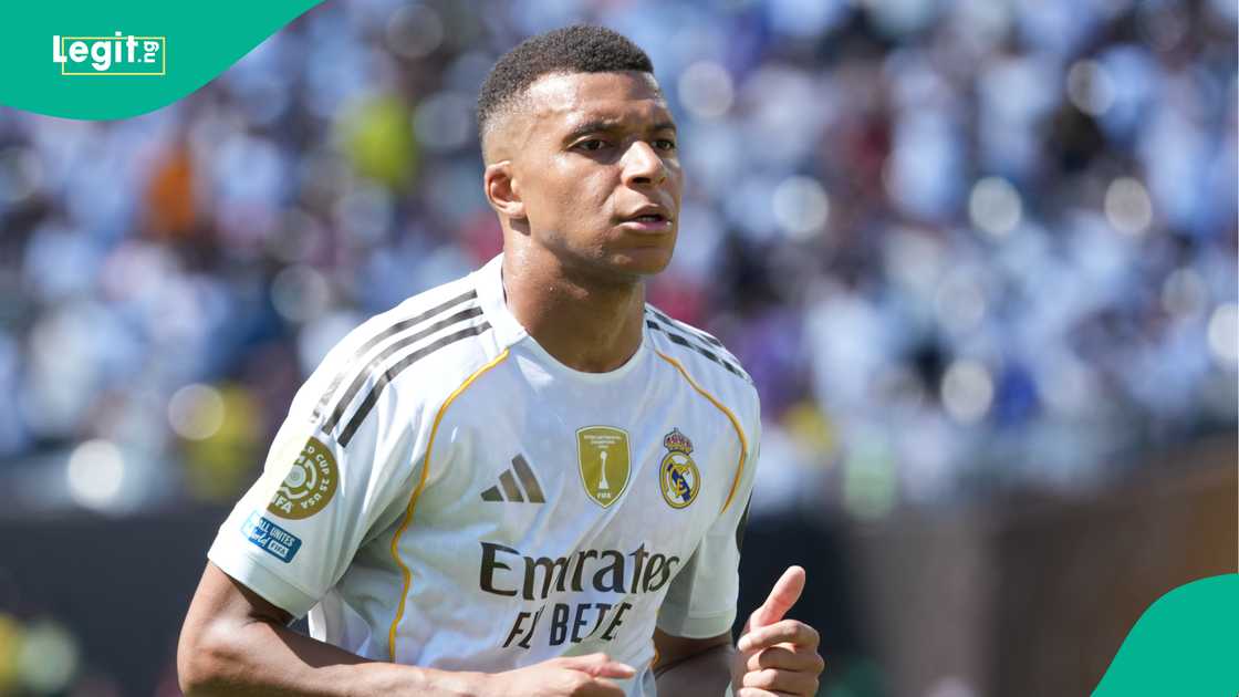 Kylian Mbappe, PSG, Real Madrid, MetLife Stadium, East Rutherford, New Jersey, USA, FIFA Club World Cup. Kylian Mbappe, PSG, Real Madrid, MetLife Stadium, East Rutherford, New Jersey, USA, FIFA Club World Cup.