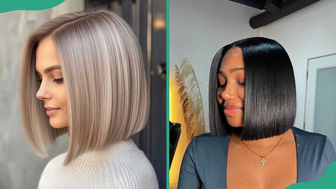 Sleek bob hairstyle idea Sleek bob hairstyle idea