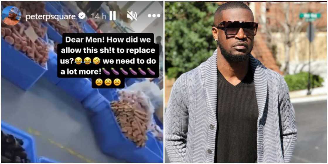 Peter Okoye complains over pleasure toys