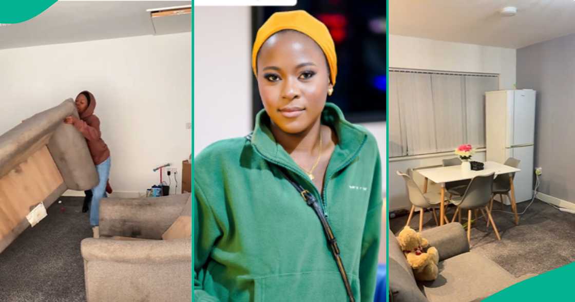 Nigerian Lady in UK Renovates Her Rented Apartment with N6m Budget, Shares Video Nigerian Lady in UK Renovates Her Rented Apartment with N6m Budget, Shares Video