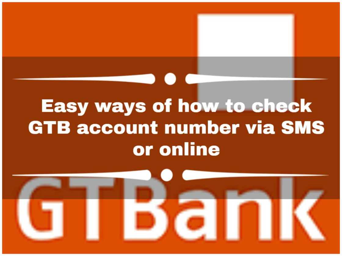 how to check gtb account number how to check gtb account number