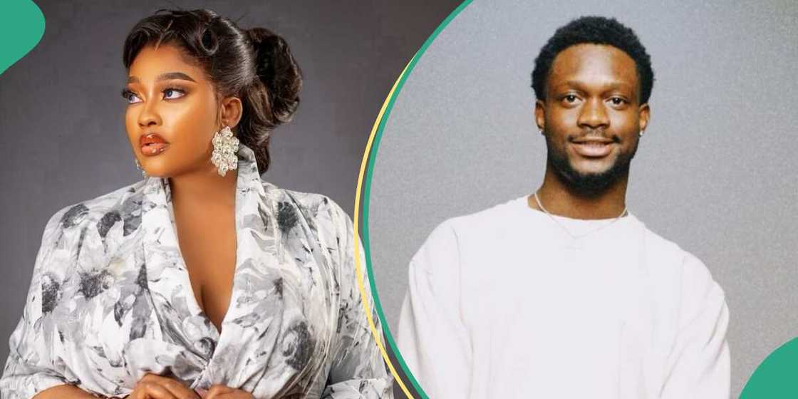 Omoborty shares excitement as she meets her son after many years. Omoborty shares excitement as she meets her son after many years.