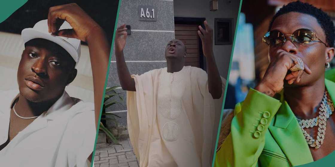 Carter Efe reacts to Wizkid's post on Instagram. Carter Efe reacts to Wizkid's post on Instagram.