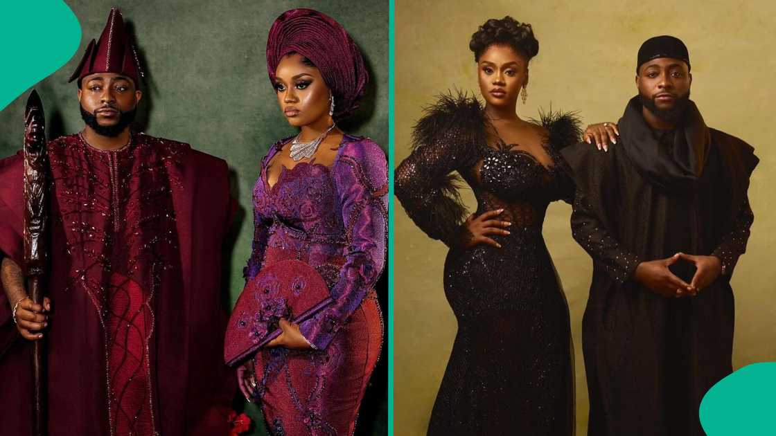 Davido and Chioma's white wedding. Davido and Chioma's white wedding.