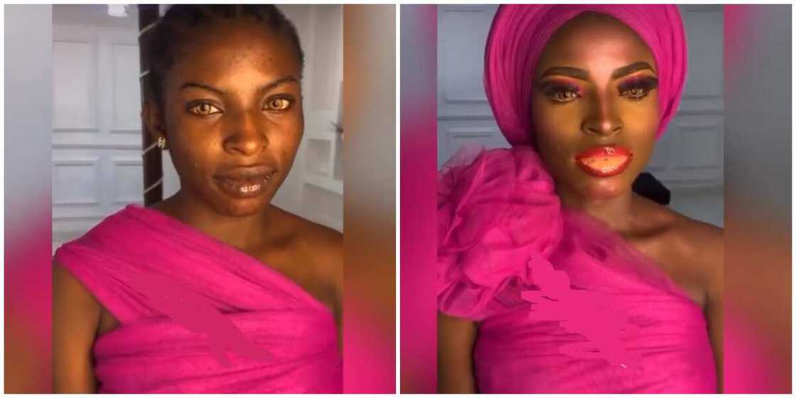 Makeup transformation Makeup transformation