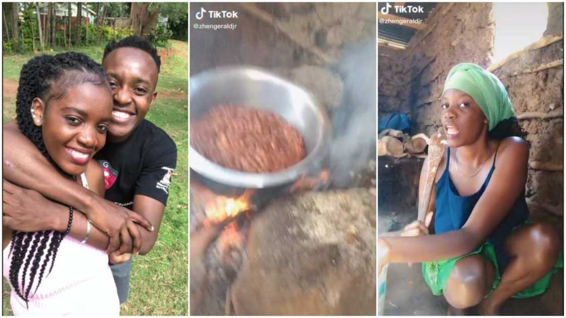 Young couple's goal/man hypes his wife. Young couple's goal/man hypes his wife.