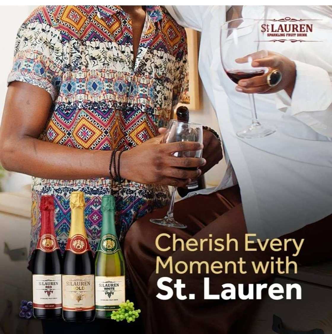Royal Homecoming: St. Lauren Wine Bottle Triggers Excitement Among Nigerians Royal Homecoming: St. Lauren Wine Bottle Triggers Excitement Among Nigerians