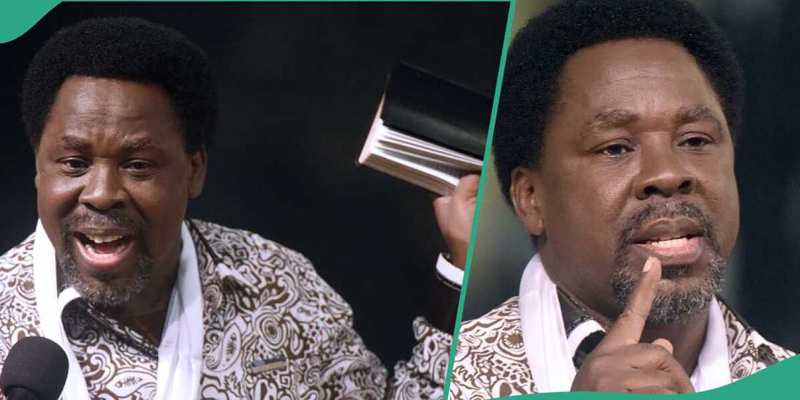 Nigerians react to old video of TB Joshua speaking on people possibly talking bad about him and his church Nigerians react to old video of TB Joshua speaking on people possibly talking bad about him and his church