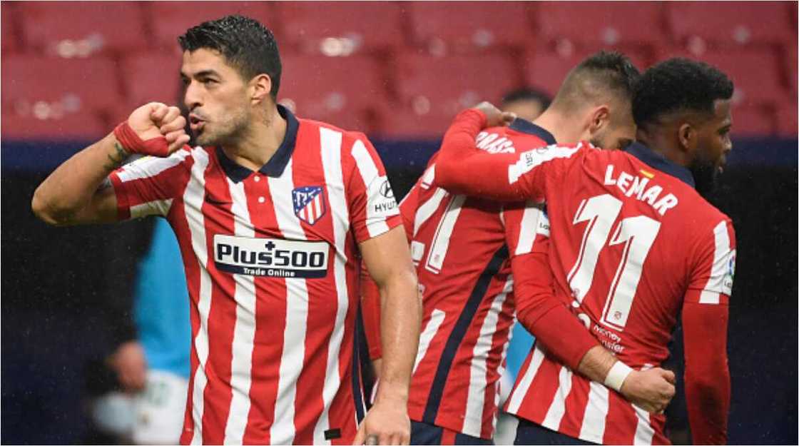 Incredible Luis Suarez breaks Cristiano Ronaldo’s record as stunning start at Atletico Madrid continues Incredible Luis Suarez breaks Cristiano Ronaldo’s record as stunning start at Atletico Madrid continues