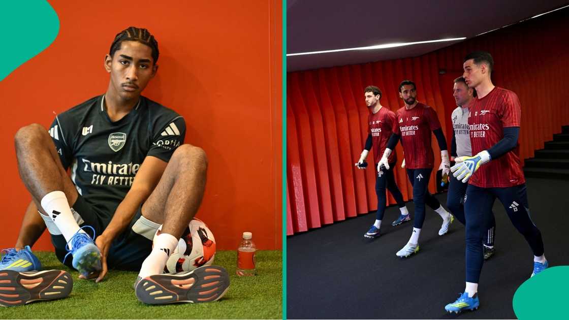 Kepa Arrizabalaga, Marli Salmon, Tommy Setford, Arsenal, Premier League, Football. Kepa Arrizabalaga, Marli Salmon, Tommy Setford, Arsenal, Premier League, Football.