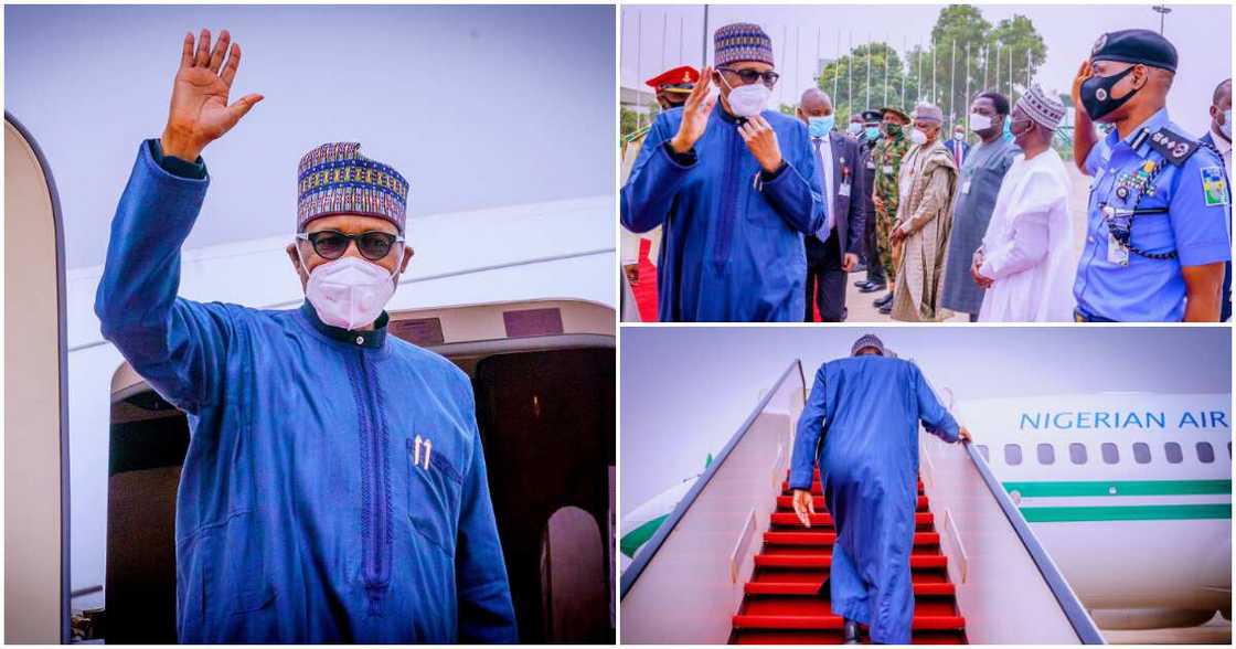 Breaking: President Buhari departs Nigeria for medical check-up in UK Breaking: President Buhari departs Nigeria for medical check-up in UK