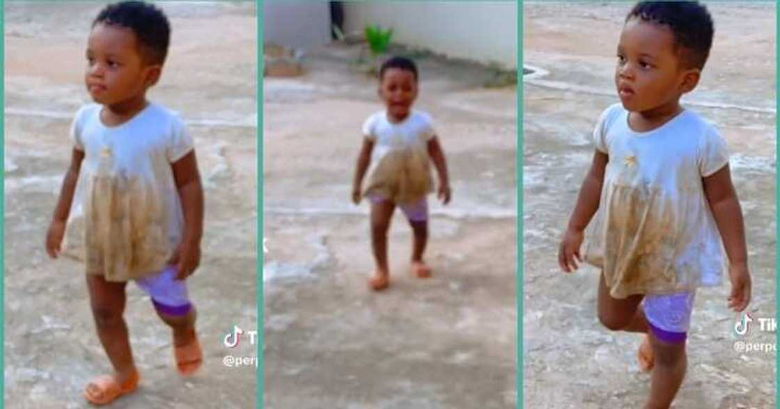 Cute boy returns home in dirty clothes Cute boy returns home in dirty clothes