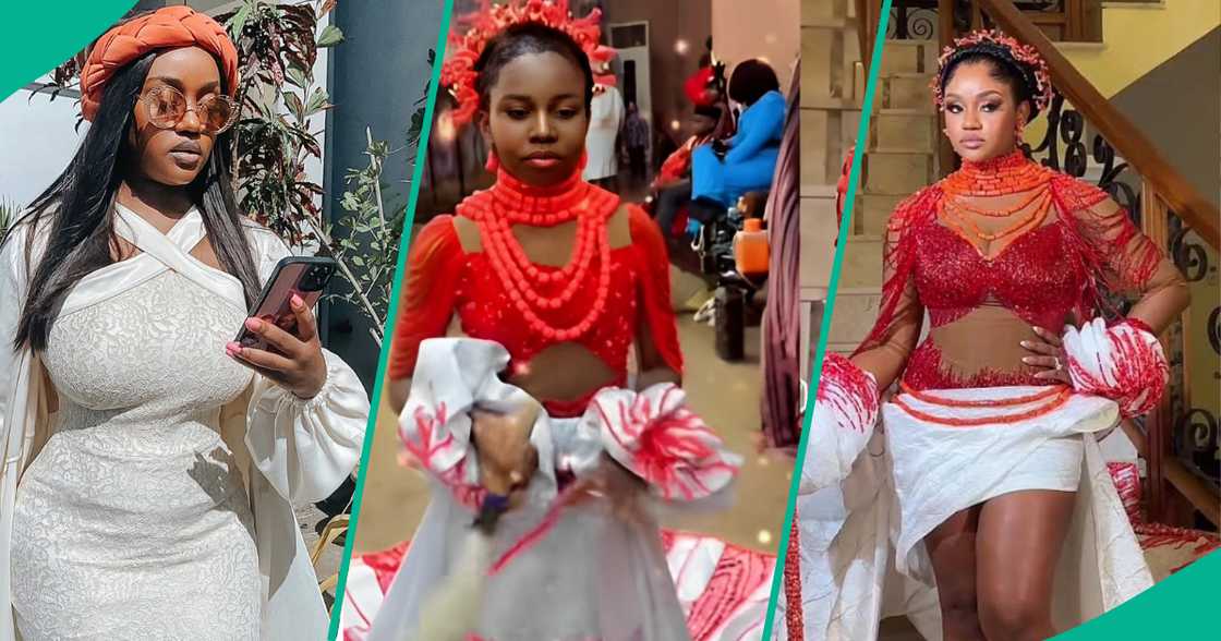 Girl attends cultural day ceremony in gorgeous attire