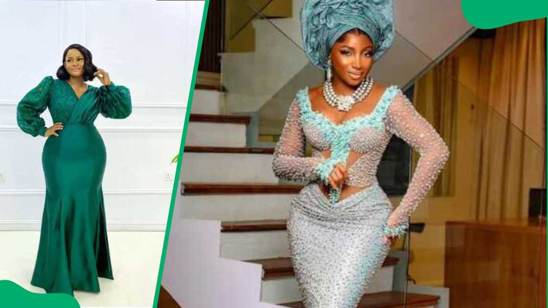Women wearing mermaid gowns Women wearing mermaid gowns
