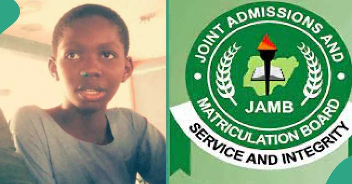 Girl writes JAMB, scores 317. Girl writes JAMB, scores 317.