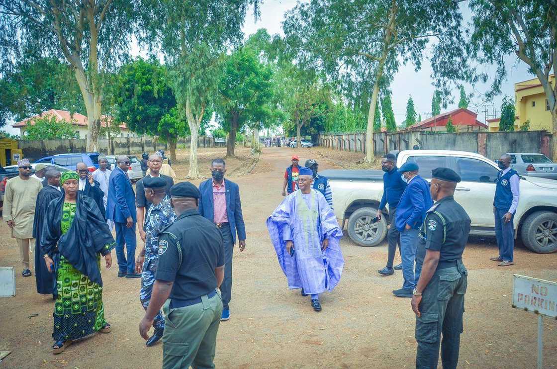 Nasir El-Rufa'i a kotun Kaduna Nasir El-Rufa'i a kotun Kaduna