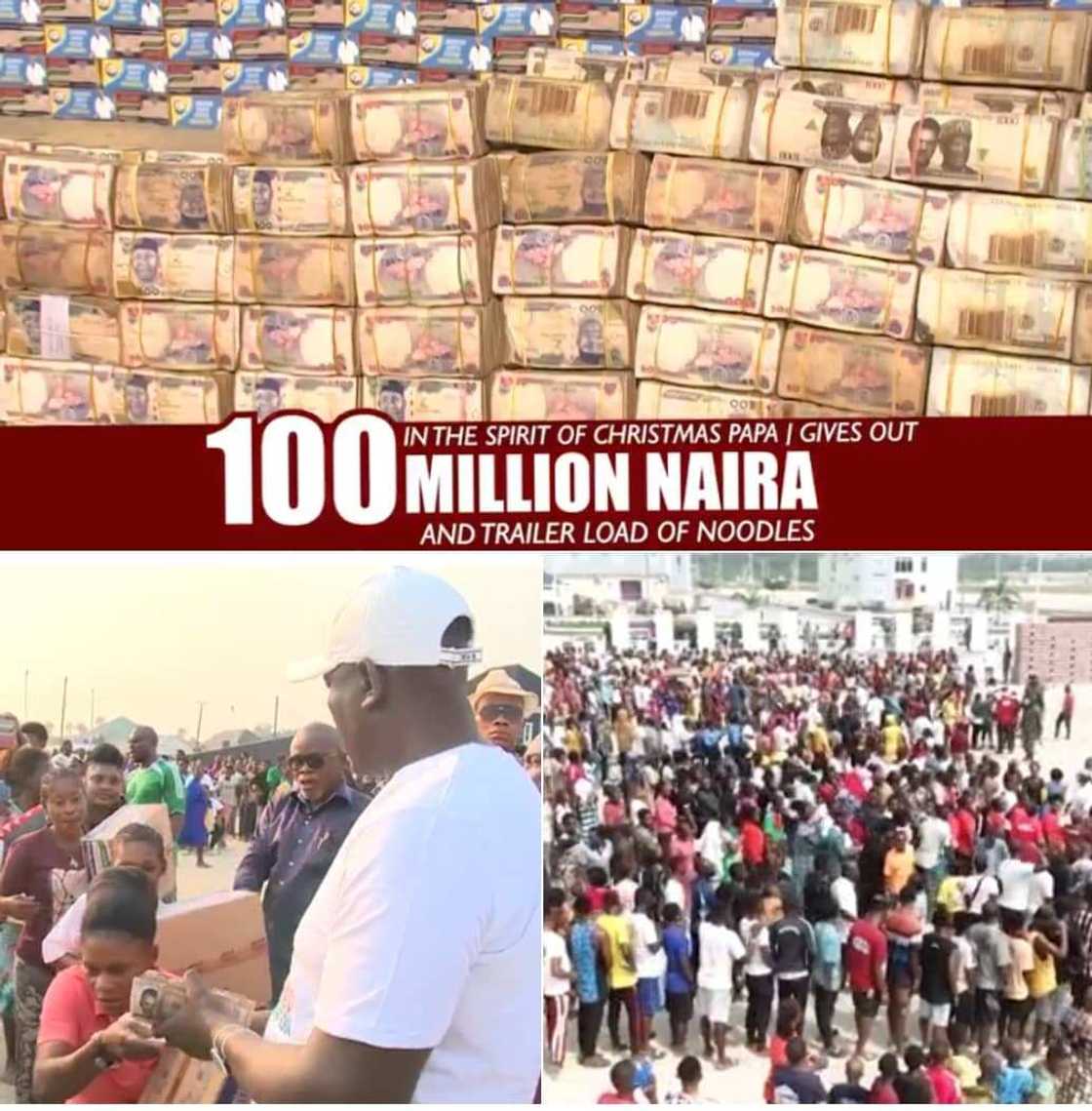 Prophet Jeremiah Fufeyin Distributes N100m, Trucks of Noodles to Celebrate Christmas with Nigerians