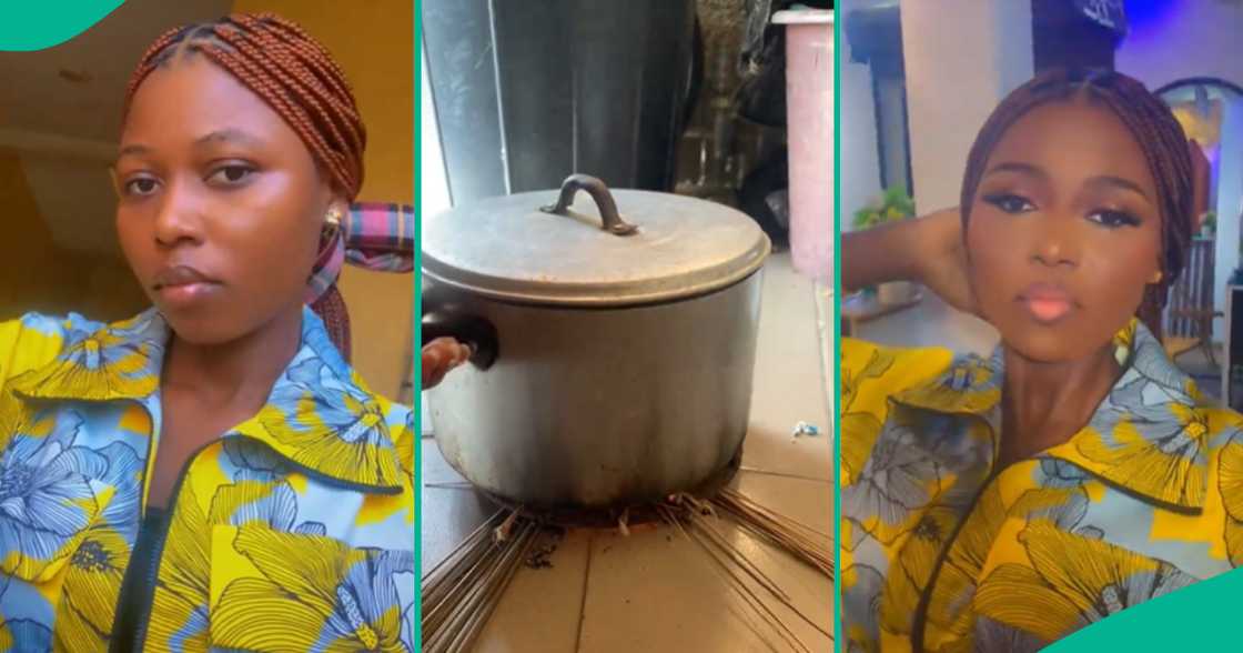 Lady shares her alternative to gas cooker