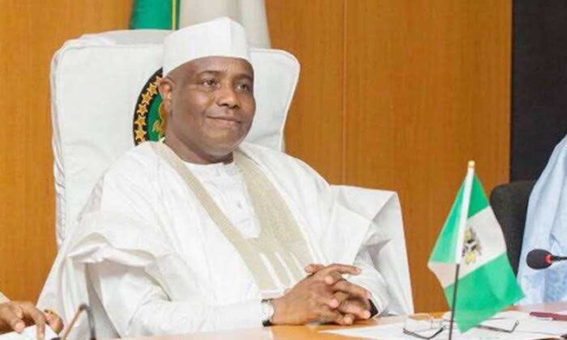 Gwamna Aminu Waziri Tambuwal. Gwamna Aminu Waziri Tambuwal.