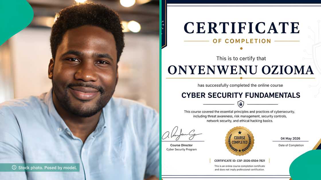 Software engineering student achieves cybersecurity specialist status after years of training. Software engineering student achieves cybersecurity specialist status after years of training.
