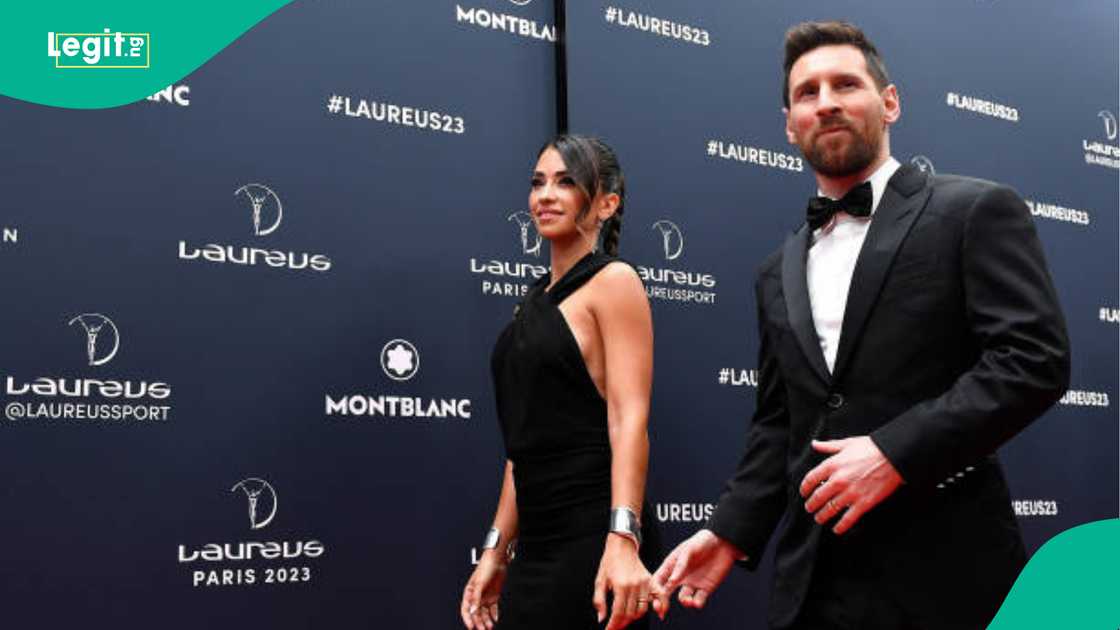 Lionel Messi, Inter Miami, Barcelona, Antonella Roccuzzo, Laureus World Sportsman of the Year Lionel Messi, Inter Miami, Barcelona, Antonella Roccuzzo, Laureus World Sportsman of the Year