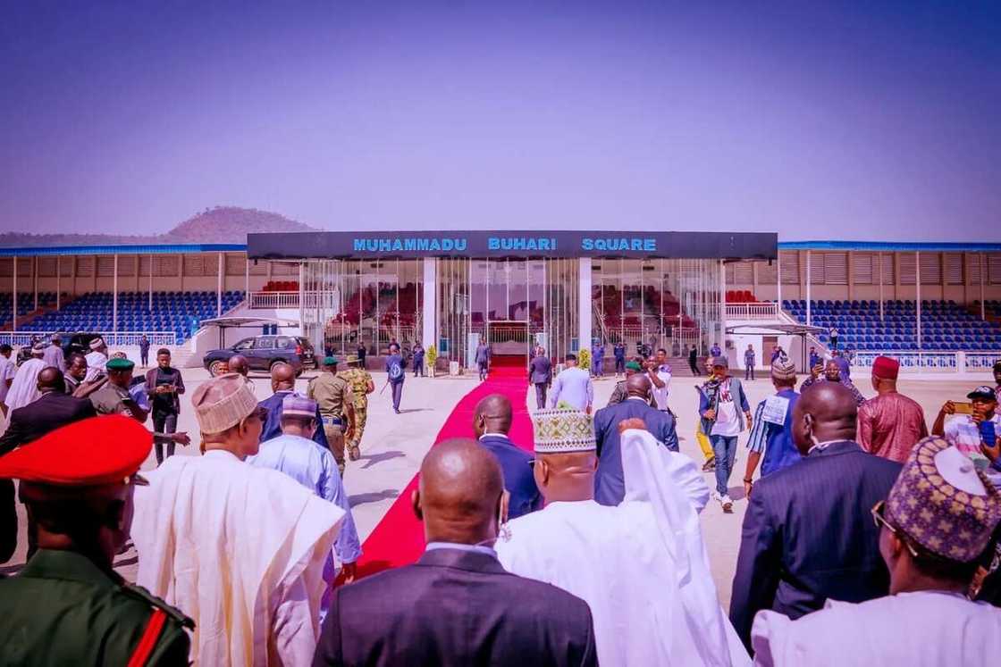 Buhari in Kogi Buhari in Kogi