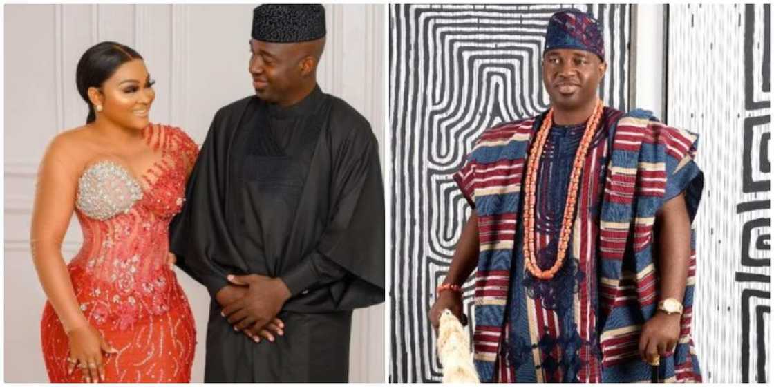 Photos of Mercy Aigbe and her boo, Kazim Adeoti. Photos of Mercy Aigbe and her boo, Kazim Adeoti.