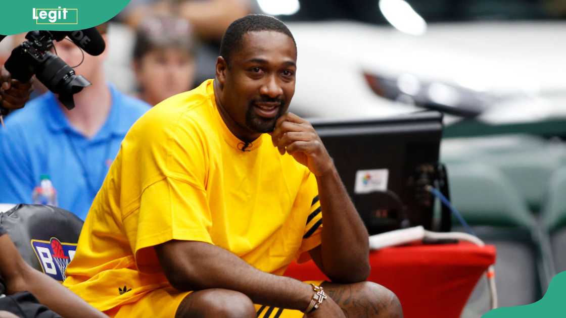 Head coach Gilbert Arenas at Comerica Centre Head coach Gilbert Arenas at Comerica Centre