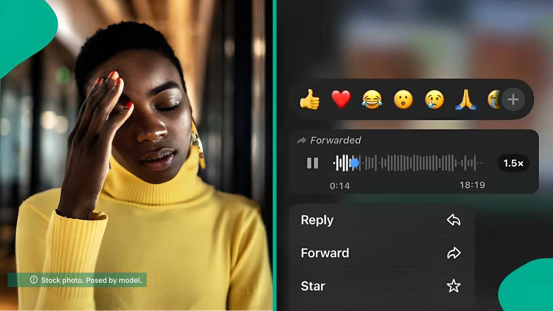 Nigerian mother sends a heated voice note to her daughter's class's WhatsApp group chat. Nigerian mother sends a heated voice note to her daughter's class's WhatsApp group chat.
