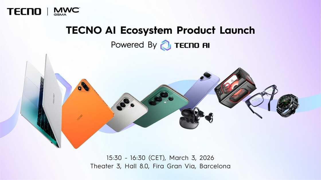 TECNO to Unveil AI-Powered CAMON 50 Series and AI Product Ecosystem at MWC 2026 Launch Event TECNO to Unveil AI-Powered CAMON 50 Series and AI Product Ecosystem at MWC 2026 Launch Event