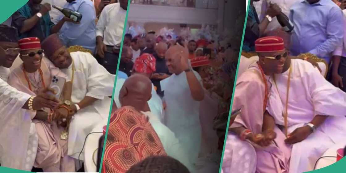 Wizkid's mum's burial party: Oba Elegushi, Tony Elumelu attend event.