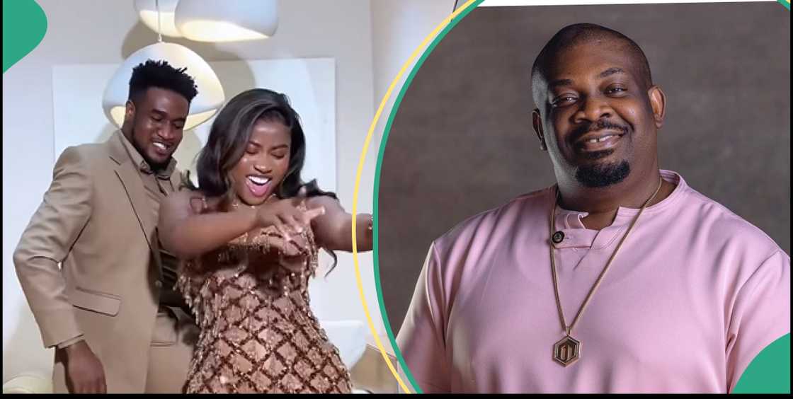 Veekee James and husband Femi, Don Jazzy Veekee James and husband Femi, Don Jazzy