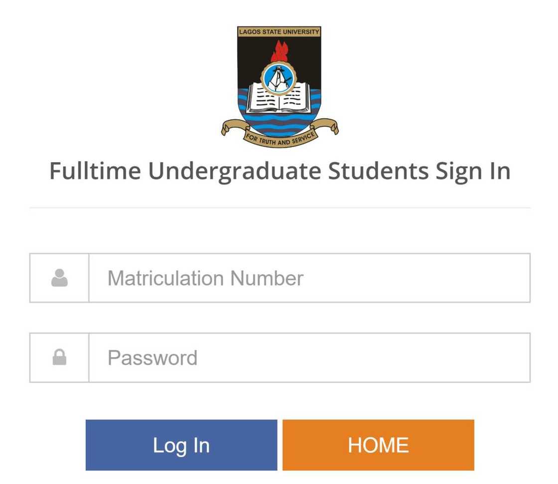LASU admission portal login LASU admission portal login