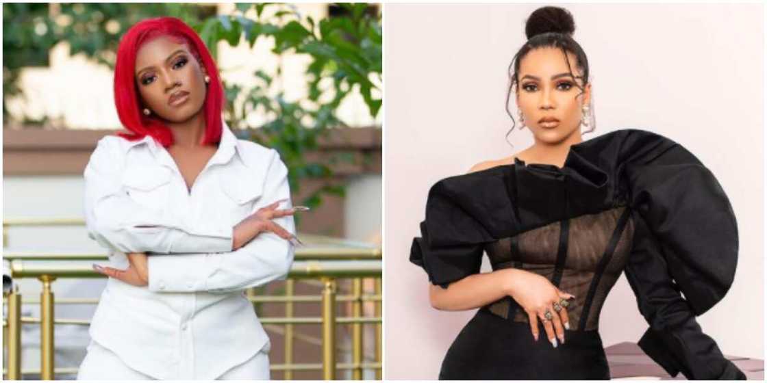 BBNaija’s Angel and Maria's fan. BBNaija’s Angel and Maria's fan.