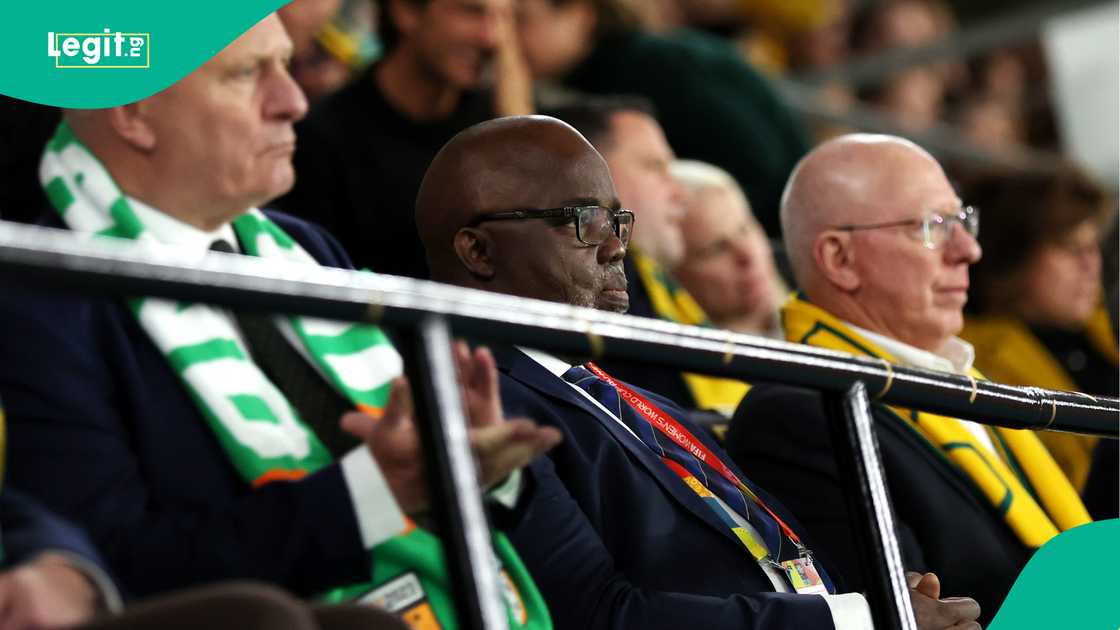 Amaju Pinnick, Nigeria, 2026 FIFA World Cup qualifier, Super Eagles, New Zealand, Australia. Amaju Pinnick, Nigeria, 2026 FIFA World Cup qualifier, Super Eagles, New Zealand, Australia.