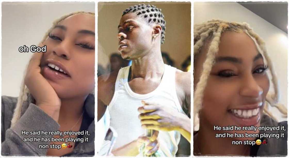 Lady living in Canada plays Mohbad's song in class. Lady living in Canada plays Mohbad's song in class.