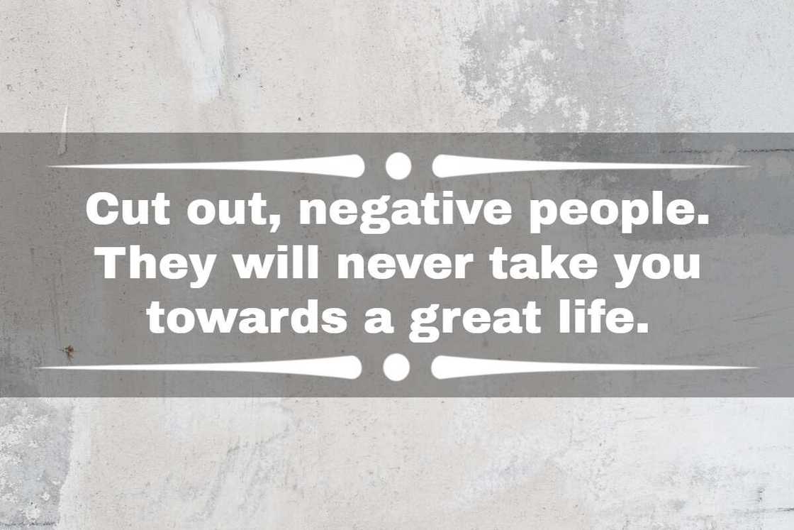 Avoid negative people quotes