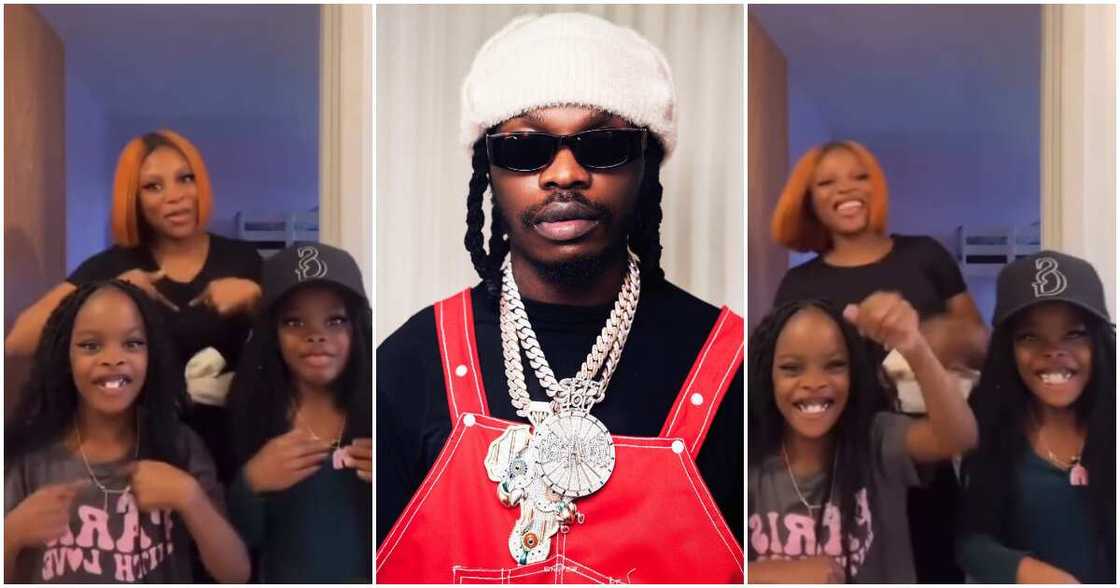 Naira Marley's twin daughters doing Unavailable challenge. Naira Marley's twin daughters doing Unavailable challenge.
