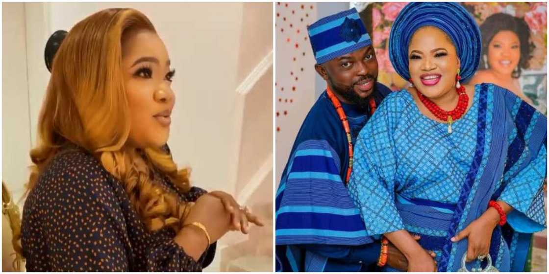 Actor Kolawole Ajeyemi says his wife Toyin Abraham is a wise woman Actor Kolawole Ajeyemi says his wife Toyin Abraham is a wise woman
