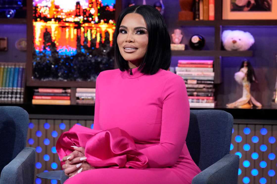 Mia Thornton on Watch What Happens Live With Andy Cohen.